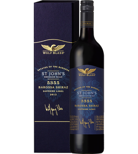 Sapphire Label St John's Barossa Valley Shiraz 2014 Gift Box Museum Release