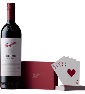 Bin 28 Shiraz 2021 & Duo Playing Cards Pack