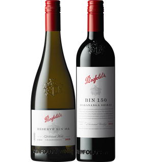 Reserve Bin A Chardonnay 2018 & Bin 150 Marananga Shiraz 2018 Duo