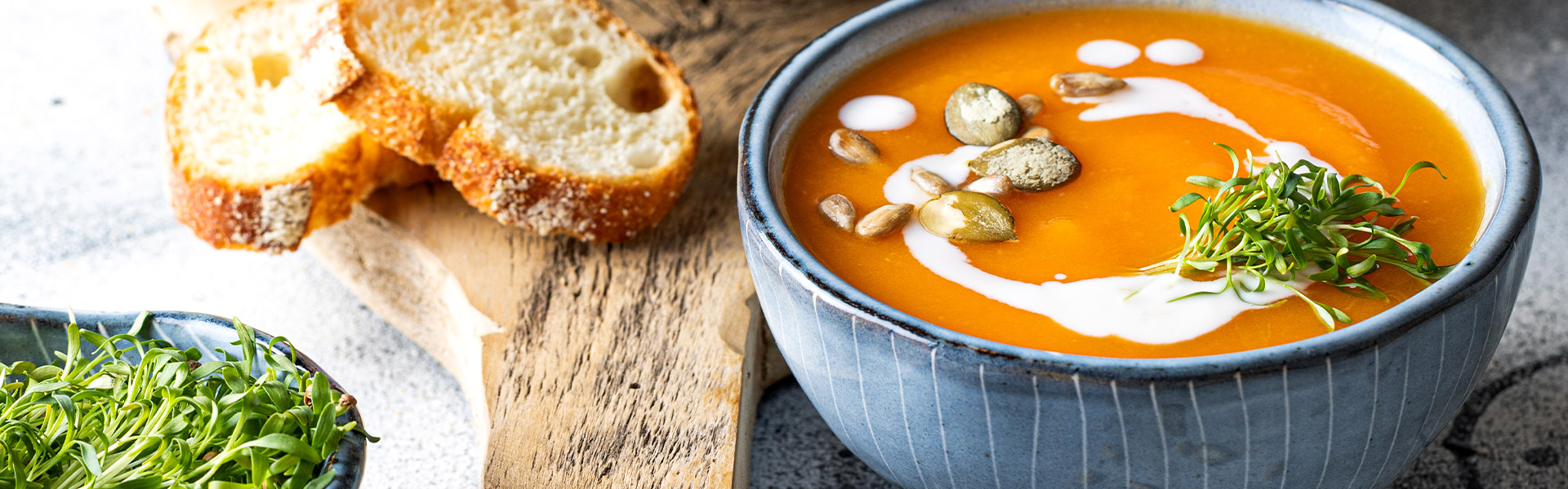 Roasted Autumn Pumpkin Soup with Beurre Noisette
